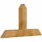Ekena Millwork Portland Rough Sawn Timber Gable Bracket, Western Red Cedar, 48"W x 28"H x 4"D x 6"F, 14/12 Pitch GBW048X28X0406POR00RWR - alternate 2